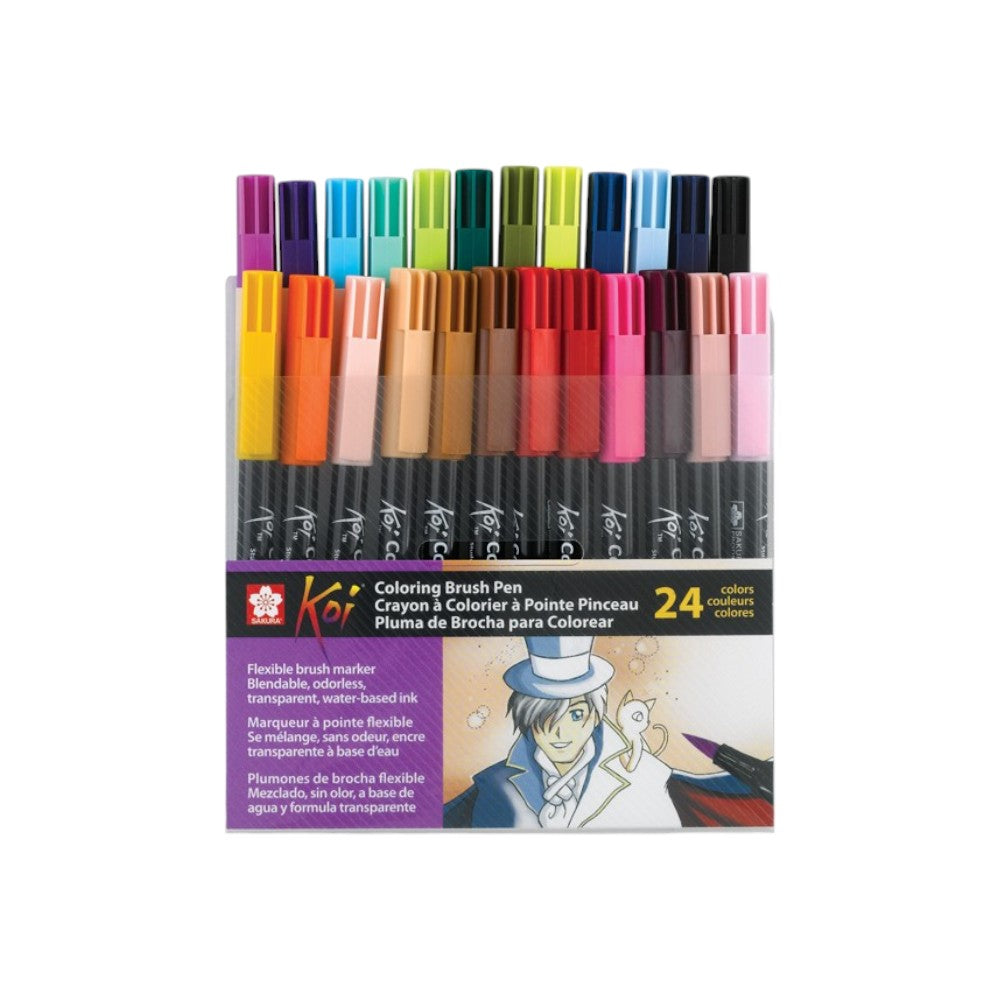 Sakura Koi Coloring Brush Pen Set - Choose Size & Shades